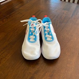 Nike Air Max 2 White, Blue and Red SneakerWomen’s Size 8.